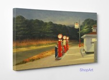🎨 Edward Hopper Gas Benzina