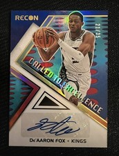 De’Aaron Fox Recon Auto /35 Panini NBA Sacramento Kings