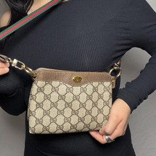Gucci GG Monogram Beige Brown
