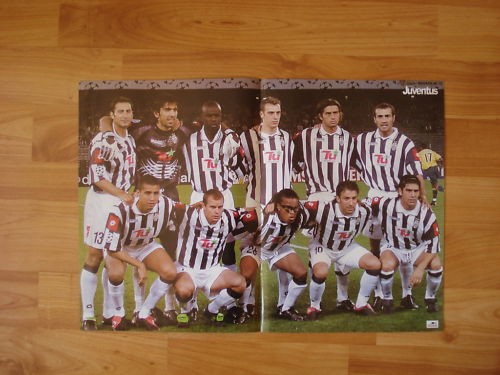 Poster 2001 squadra juventus - poster,