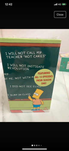 Simpsons series vhs box - series,