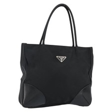 Borsa a mano PRADA nylon nero
