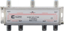 6633 splitter satellitare 6 - -,