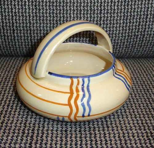 Cestino maiolica art deco - art,