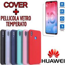COVER CUSTODIA per HUAWEI P SMART 2019 (P-SMART 2019) +PELLICOLA VETRO TEMPERATO