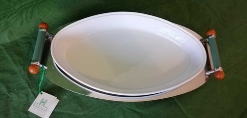 Pirofila con vassoio inox - con,