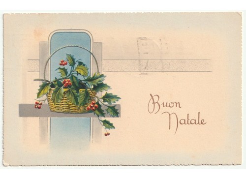 1939 cartolina epoca auguri - cartolina,