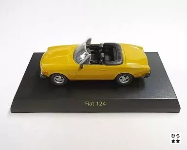 Fiat 124 giallo diecast - fiat,