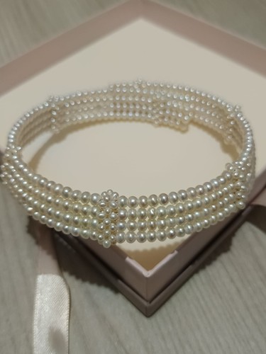 Chocker collare perle naturali - collare,