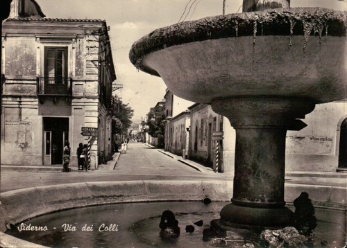 Cartolina siderno via dei - -,