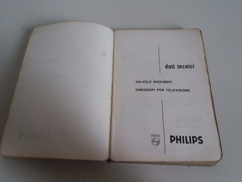 Philips manuale epoca 1961 - manuale, d'epoca