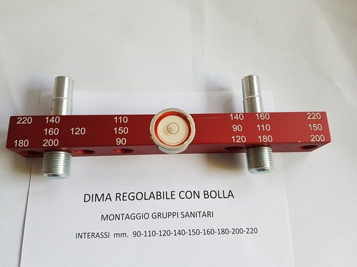 Dima regolabile con - dima, per