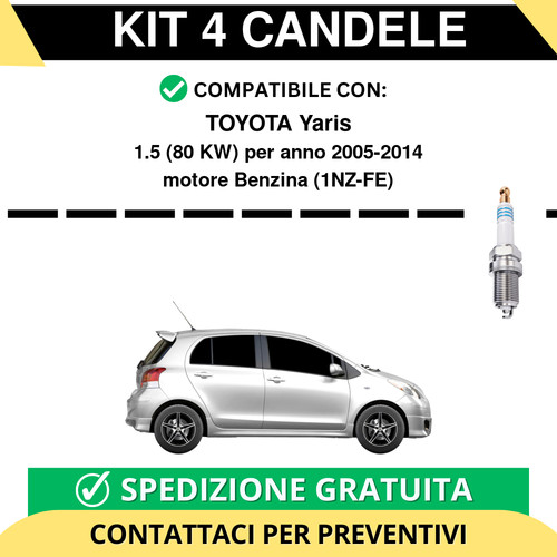 Kit candele per toyota - 4,