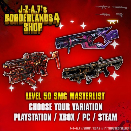 Borderlands smg masterlist - borderlands,