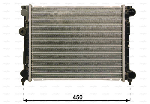 Radiatore motore - motore, +
