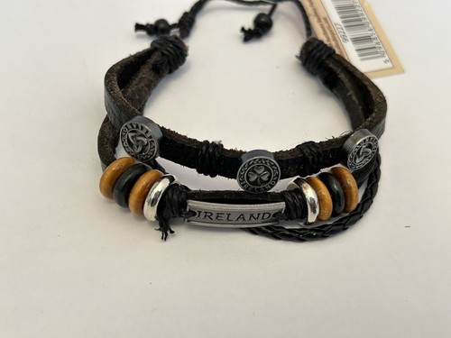 Bracciale irlanda vera pelle - irlanda,