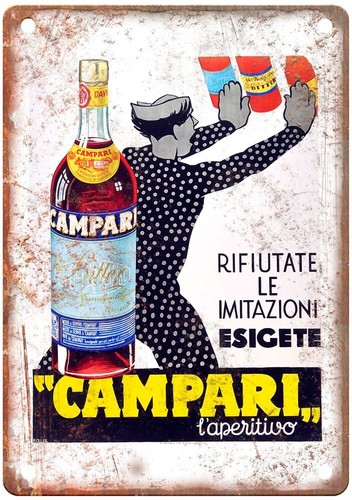 Insegna poster liquore vintage
