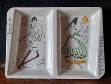 Porta Burro e Marmellata Maiolica Ceramica "Il Quadrifoglio Firenze" anni '50