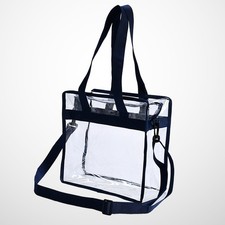  Pochette Trasparente Tracolla Borsetta Borsa Da Donna PVC Tote Bag