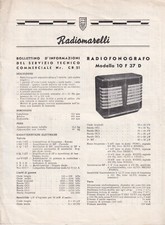 Radiofonografo Modello 10 F 37
