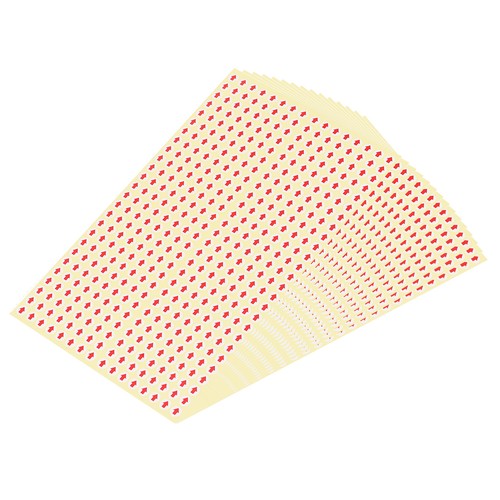 3fogli 18300pz adesivi frecce - 3fogli/18300pz,