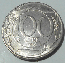 Moneta 100 Lire Rara Anno 1998