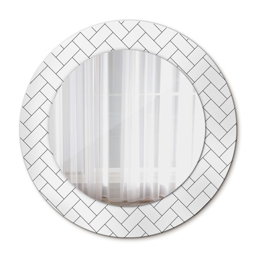 Specchio rotondo chic con