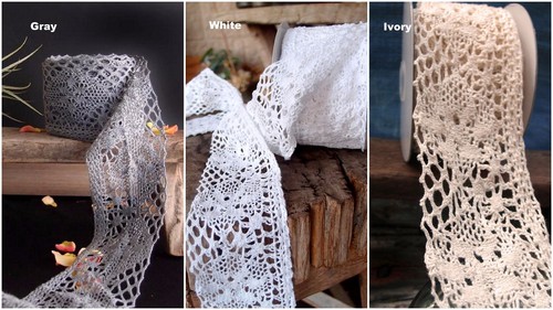 Nastro pizzo uncinetto - , 2,5"