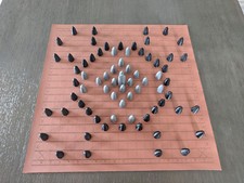Hnefatafl Set Gioco da Tavolo Scacchi Vichinghi - Variante Alea Evangelii 19x19