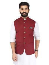 Giacca Nehru, abbigliamento da festa, abbigliamento per occasioni - giacca tinta unita bordeaux, abbigliamento da festival