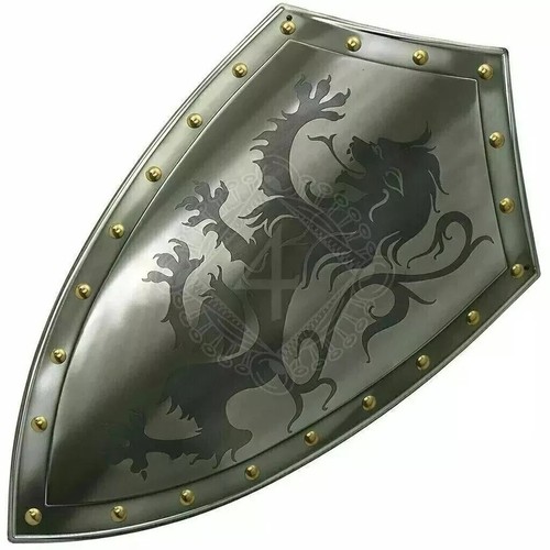 Scudo medievale drago