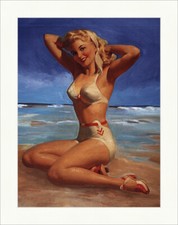 Beach Girl Art Frahm spiaggia