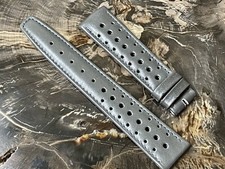 Cinturino rally pelle grigio