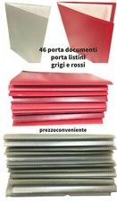 46 porta documenti porta listini grigi e rossi prezzo conveniente