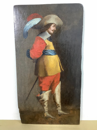 Antico vecchio dipinto olio - vecchio,