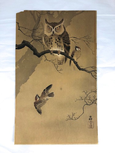Raro ohara koson - koson, xilografia