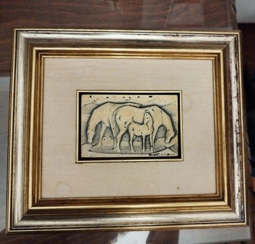 Quadro ottaviani 1975 cavalli - ottaviani,