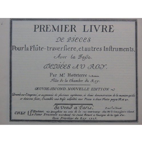 Hotteterre jacques premier - jacques,