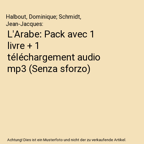 Arabe pack avec livre 1 - livre,