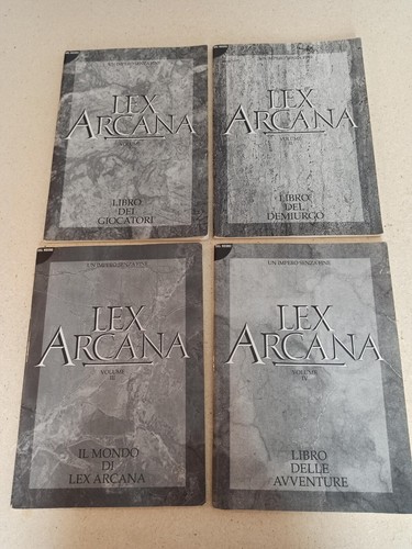 Manuali lex arcana - arcana,, vintage