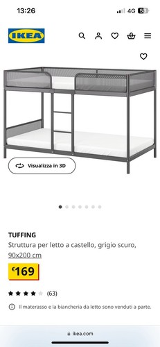 Letto castello ikea - castello, tuffing