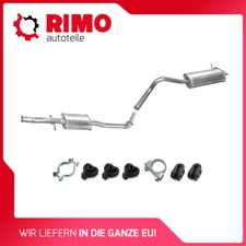 Per Renault Kangoo 1.5 dCi (2001-2003) Impianto di Scarico Marmitta Con Kit di Montaggio