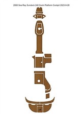 Tappetino ponte barca EVA teak