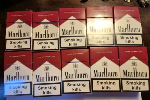 Marlboro red empty cigarette - marlboro,