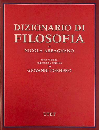 Abbagnano nicola dizionario - abbagnano,