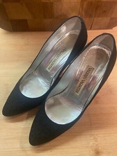 Scarpe nere  donna  decollette col tacco Valerio Valentini TG 35