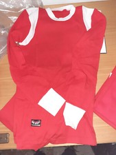 Maglie da calcio anni 70 / 80 colore Rosso e Bianco SEB Taglia 5 - L
