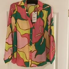Zara Womens Satin Style Shirt