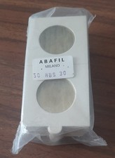 50 cartoncini portamonete 2x2 (50x50 mm)  con finestra plastica - coin holders
