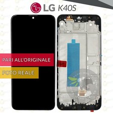 DISPLAY LG K40S LM-X430 LMX430 SCHERMO LCD + FRAME TOUCH SCREEN VETRO MONITOR